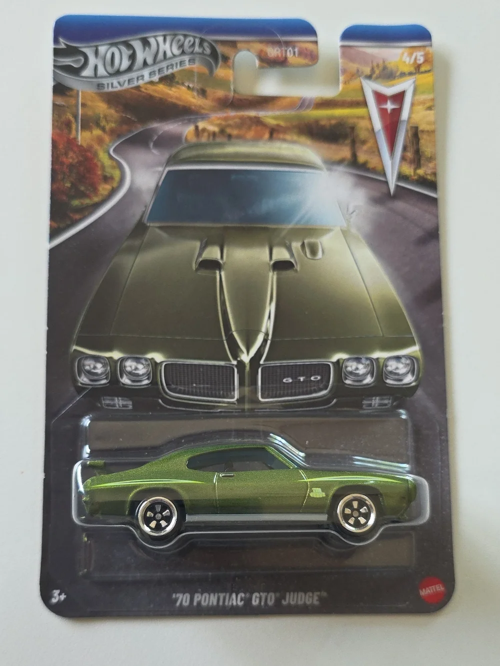 Hot Wheels Silver Series - Pontiac Die-Cast Cars GTO, Firebird, Bonneville